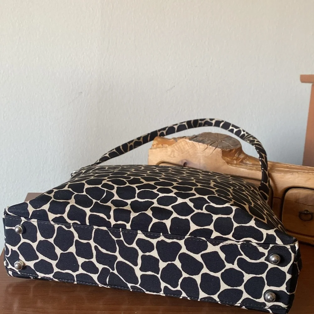 Vintage Kate Spade Giraffe Print Shoulder Bag - Picture 6 of 14